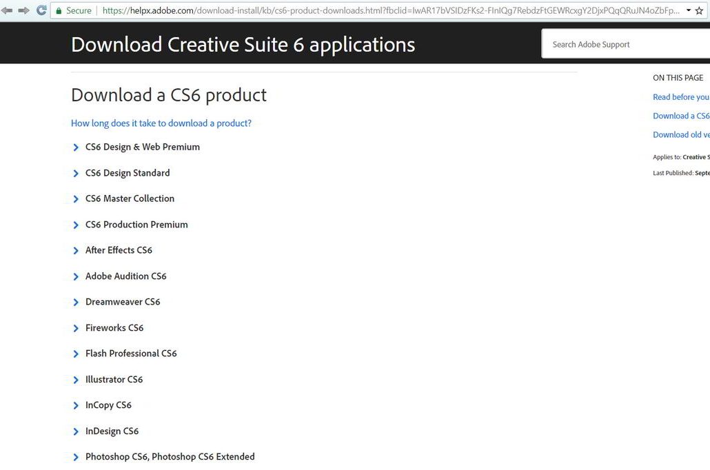 Adobe cs6 standard download